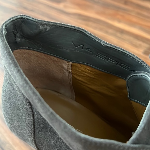 NWOT Via Spiga Sophie Lace Up Wedges - Picture 16 of 16